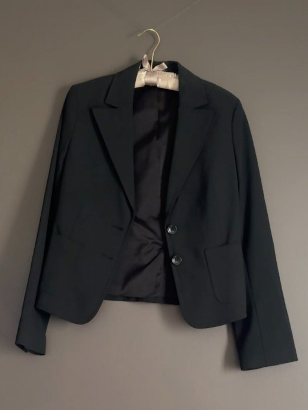 Express Design Studio Black Blazer Jacket Size 8